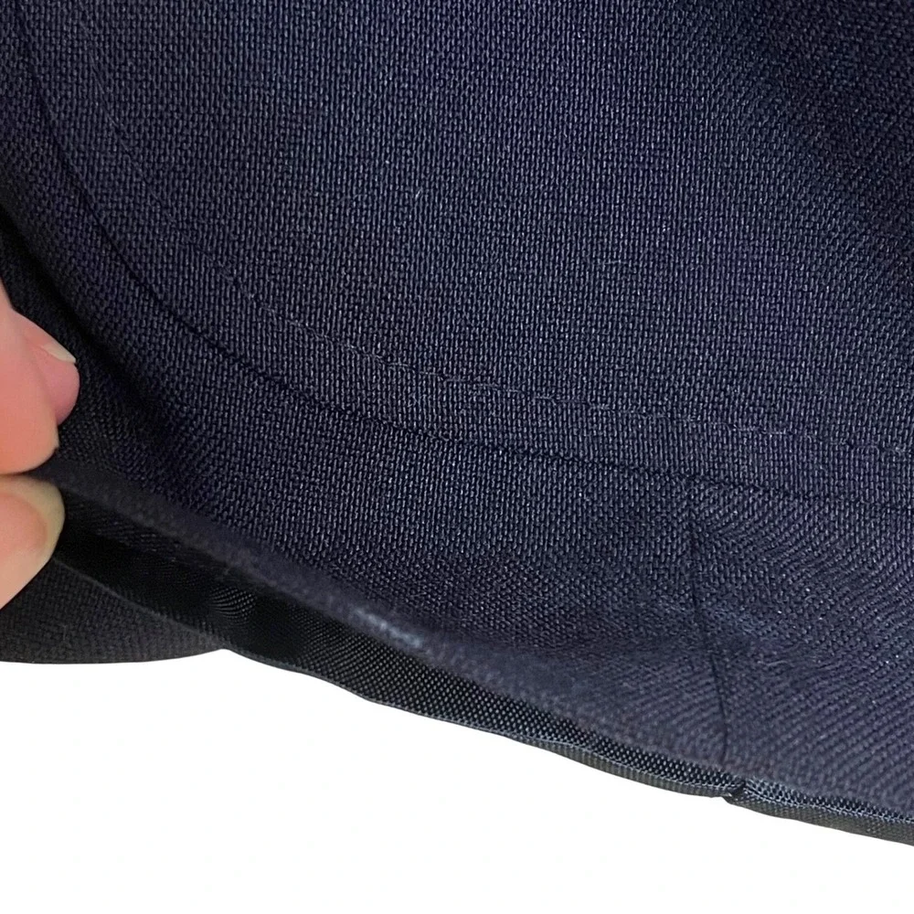 David Taylor Mens‎ Blazer 46R Navy Blue Gold Crest Buttons Sport Coat Jacket